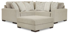 3-Piece Sectional with Ottoman