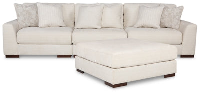 3-Piece Sectional with Ottoman