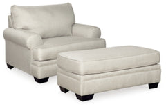 Antonlini Oversized Chair and Ottoman