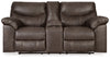 Boxberg Reclining Loveseat with Console