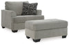 Deakin Oversized Chair and Ottoman