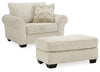 Haisley Oversized Chair and Ottoman