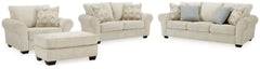 Haisley Sofa, Loveseat, Oversized Chair and Ottoman