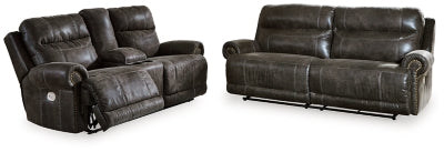 أريكة Grearview Power Reclining ومقعد مزدوج