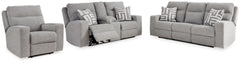 Biscoe Power Reclining Sofa, Loveseat and Recliner