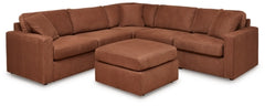 5-Piece Sectional with Ottoman