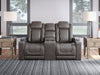 HyllMont Power Reclining Loveseat with Console