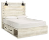 Cambeck Queen Panel Bed with 4 Storage Drawers