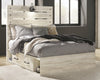 Cambeck Full Panel Bed with 4 Storage Drawers