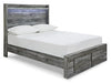 Baystorm Full Panel Bed with 2 Storage Drawers