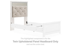 Altyra Twin Upholstered Panel Headboard