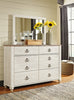 Willowton Dresser and Mirror