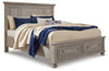 Lettner California King Panel Storage bed