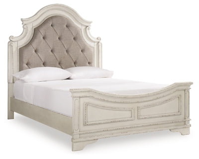 Realyn Queen Upholstered Panel Bed