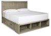 Fawnburg California King Panel Bed with Storage