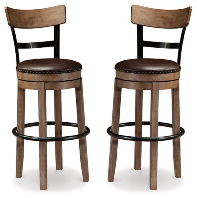 Pinnadel Bar Height Bar Stool (Set of 2)