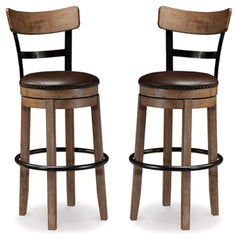 Pinnadel Bar Height Bar Stool (Set of 2)