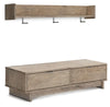 Oliah Bench with Coat Rack