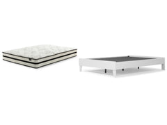 Queen Platform Bed with Mattress