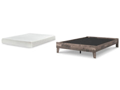 Queen Platform Bed with Mattress