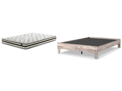 Queen Platform Bed with Mattress