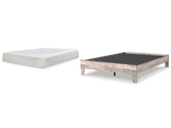 Queen Platform Bed with Mattress