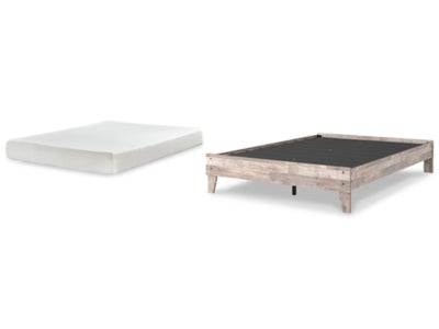 Queen Platform Bed with Mattress