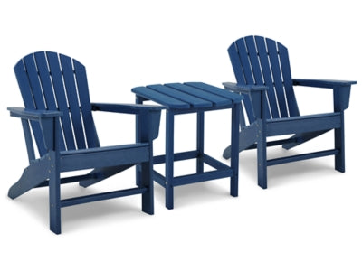 2 Adirondack Chairs with End table