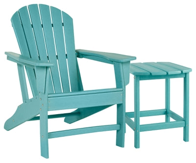 Outdoor Chair with End Table