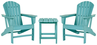 2 Outdoor Chairs with End Table