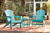 2 Outdoor Chairs with End Table