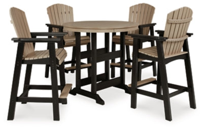 Fairen Trail Outdoor Counter Height Dining Table with 2 Barstools