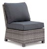 Salem Beach Armless Chair with Cushion