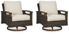 Paradise Trail Swivel Lounge Chair (Set of 2)