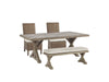 Outdoor Dining Table and 2 Chairs and 2 Benches