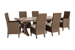 Beachcroft Outdoor Dining Table with 6 Chairs