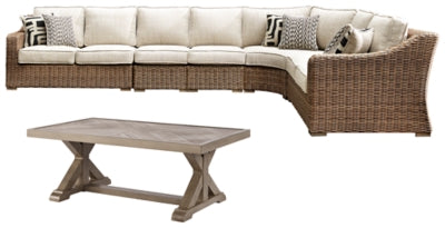 5-Piece Outdoor Sectional with Coffee Table