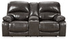 Hallstrung Power Reclining Loveseat with Console