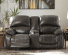 Hallstrung Power Reclining Loveseat with Console